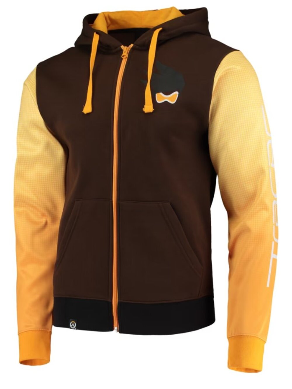 NWOT Tracer Overwatch J!NX Full-Zip Ultimate Color Sleeve Hoodie - Brown size M